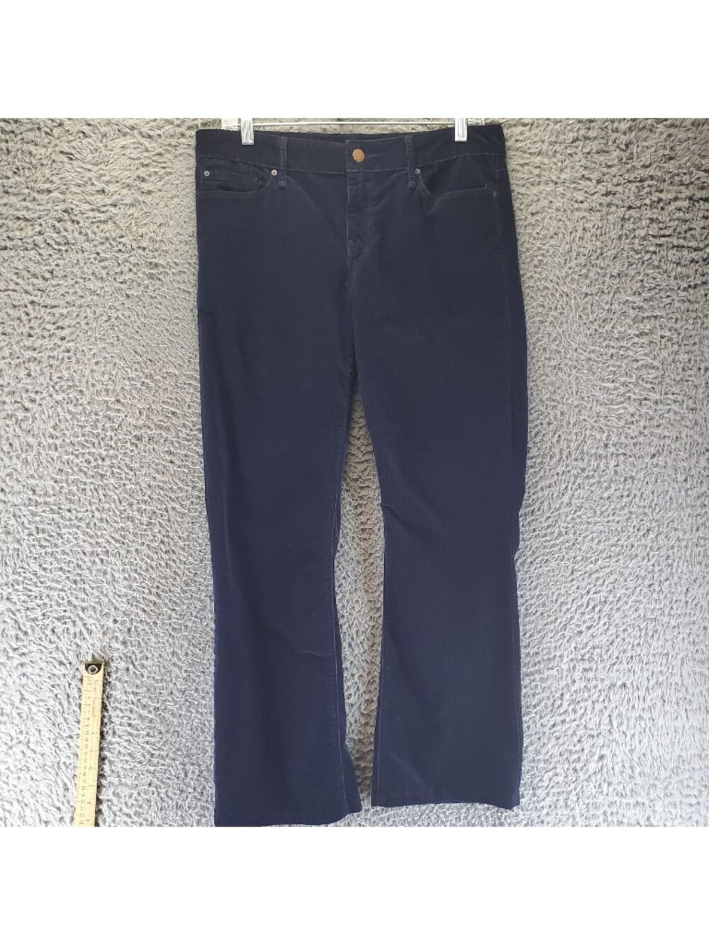 Gap Jeans Womens Size 29 Navy Blue Perfect Boot Stretch Corduroy *Read*